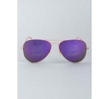Солнцезащитные очки  8817 золотистые фиолетовые