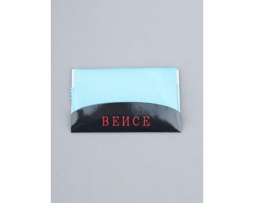 Салфетки для очков TAO №01 в индивидуальной упаковке Бирюзовый
