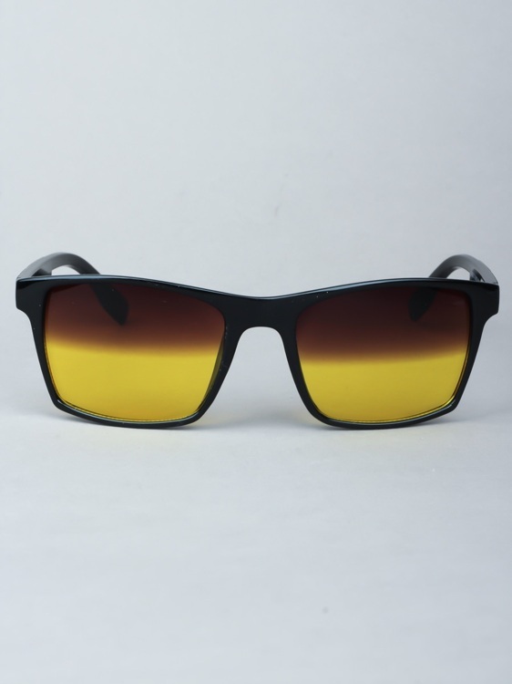 Очки для водителей антифары BOSHI M063 C1 Черный Коричневый-Желтые линзы