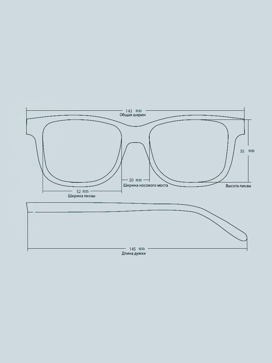 Компьютерные очки TAO 8215 Черные