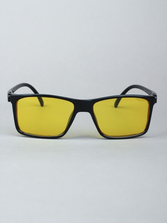 Очки для водителей BOSHI M052 C1 Черный Глянцевый Желтые линзы