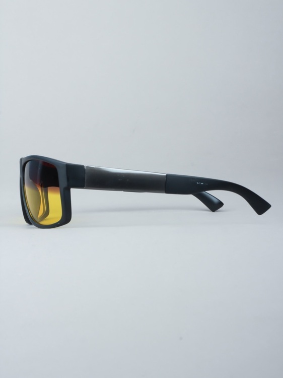 Очки для водителей антифары BOSHI M051 C1 Черный Матовый Коричневый-Желтые линзы