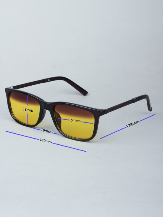 Очки для водителей антифары BOSHI M007 C3 Коричневый Желтые Коричневые линзы