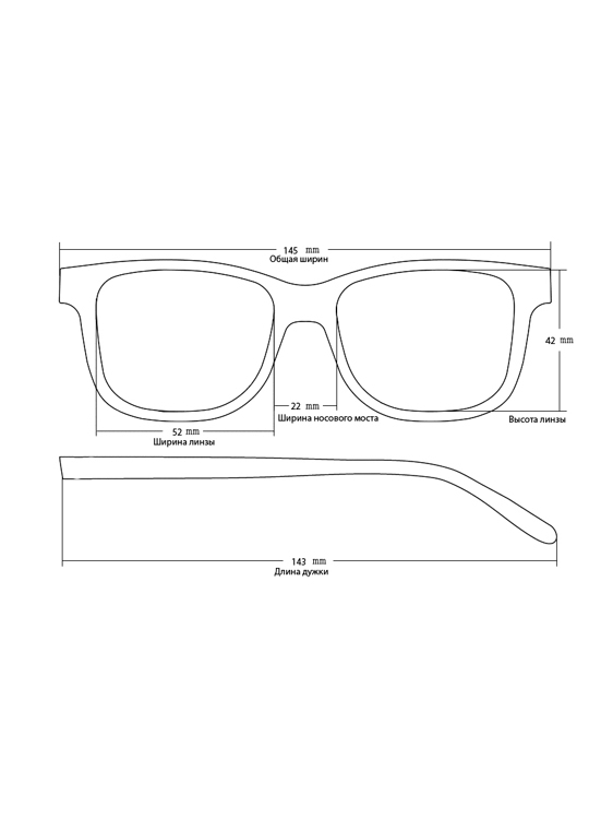 Компьютерные очки BOSHI 2106 Черные Белые